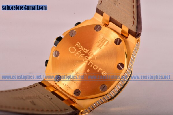 Audemars Piguet Royal Oak Offshore 1:1 Clone Chronograph Watch Yellow Gold 26067BA.ZZ.D088CR.01 (NOOB)